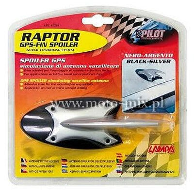 Atrapa anteny rekin - imitacja czarno - srebrna raptor Atrapa anteny rekin - imitacja czarno - srebrna raptor