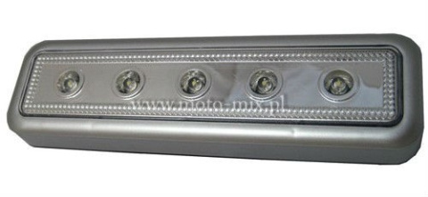 Lampka wewnętrzna uniwersalna LED na baterie PUSH Lampka wewnętrzna uniwersalna LED na baterie PUSH