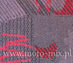 Pokrowce samochodowe - czerwony UN ELEGANCE welur 80% Pokrowce samochodowe - czerwony UN ELEGANCE welur 80%