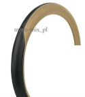 Pokrowiec na kierownicę 42-44 cm (S- BUS) CLUB czarny + beż szyty