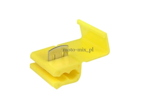 Szybkozłączki elektryczne, żółte, 4-6mm kw, 12-10 AWG, 24A max, 4 szt. Szybkozłączki elektryczne, żółte, 4-6mm kw, 12-10 AWG, 24A max, 4 szt.