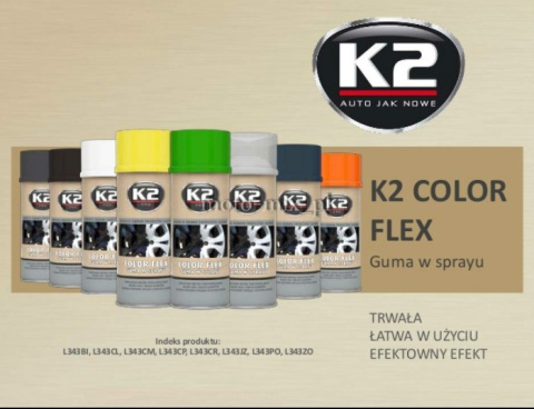 COLOR FLEX Guma w sprayu K2 BEZBARWNA 400 ML COLOR FLEX Guma w sprayu K2 BEZBARWNA 400 ML