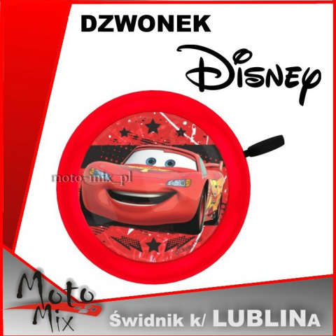 Dzwonek rowerowy Auta Cars Disney Dzwonek rowerowy Auta Cars Disney
