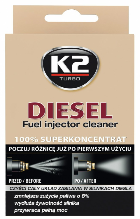 Dodatek do DIESLA K2 DIESEL 50 ML Dodatek do DIESLA K2 DIESEL 50 ML
