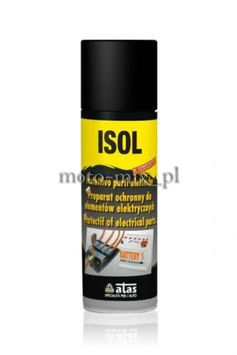Preparat do styków elektrycznych ISOL 200ml Atas Isol Preparat do styków elektrycznych ISOL 200ml Atas Isol