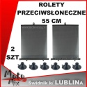 Roleta żaluzja przeciwsłoneczna 55 cm 2szt.