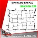 Siatka do bagażnika czarna 50x100cm