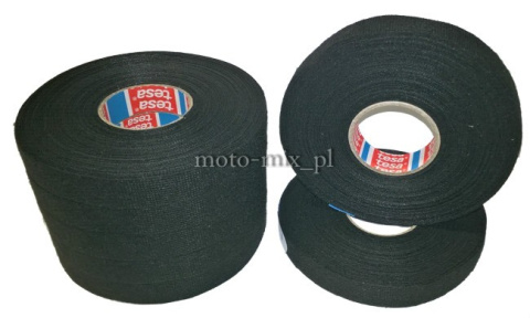 Taśma izolacyjna Czarna parciana TESA 19mm 15m Taśma izolacyjna Czarna parciana TESA 19mm 15m
