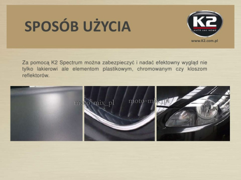 Wosk Syntetyczny + MIKROFIBRA wosk w płynie K2 SPECTRUM Wosk Syntetyczny + MIKROFIBRA wosk w płynie K2 SPECTRUM