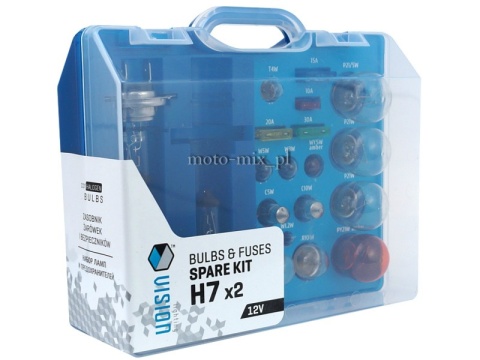 Zestaw żarówek VISION 2x H7 12V + 17 elementów Zestaw żarówek VISION 2x H7 12V + 17 elementów