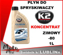 Płyn koncentrat do spryskiwaczy ZIMOWY 1l CLAREN K2 do -80 St
