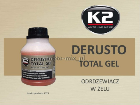 Odrdzewiacz w żelu K2 DERUSTO TOTAL GEL 250 ML Odrdzewiacz w żelu K2 DERUSTO TOTAL GEL 250 ML