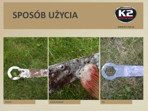 Odrdzewiacz w żelu K2 DERUSTO TOTAL GEL 250 ML Odrdzewiacz w żelu K2 DERUSTO TOTAL GEL 250 ML