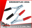 Krokodylki duże 2 szt. Zaciski 400A