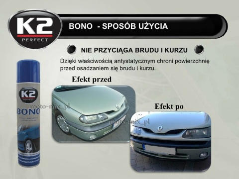 Preparat CZERNIDŁO GUMY I PLASTIKU Bono spray Preparat CZERNIDŁO GUMY I PLASTIKU Bono spray