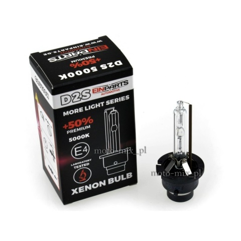 Żarnik xenon D2S +50% 5000K 35W EINPARTS Żarnik xenon D2S +50% 5000K 35W EINPARTS
