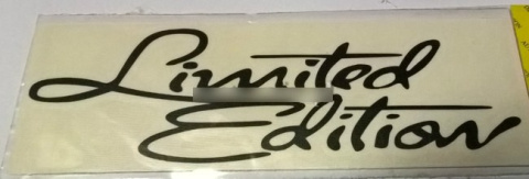 Naklejka napis LIMITED EDITION CZARNA Naklejka napis LIMITED EDITION CZARNA