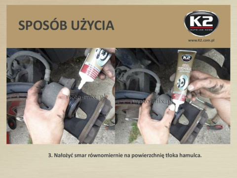 Smar syntetyczny K2 pasta do hamulców Smar syntetyczny K2 pasta do hamulców