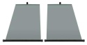 Rolety 46 cm 2szt. TRAPEZ Lampa - grafit