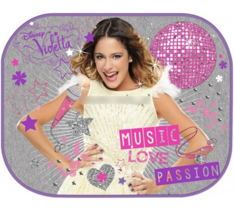 Zasłonki na boczne szyby - Violetta DISNEY Zasłonki na boczne szyby - Violetta DISNEY