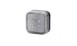Lampa obrysowa kwadratowa z odblaskiem - biała Lampa obrysowa kwadratowa z odblaskiem - biała