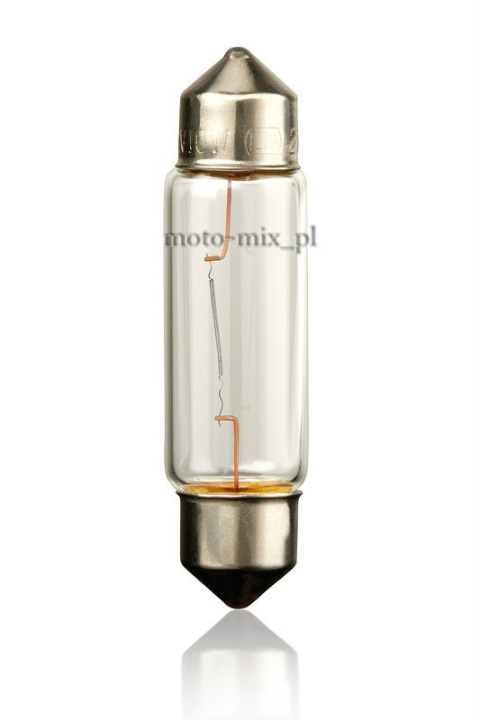 Żarówka rurkowa, paluszek 5W 12V 38 mm Żarówka rurkowa, paluszek 5W 12V 38 mm