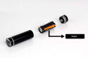 Latarka 1 LED aluminiowa 4 kolory