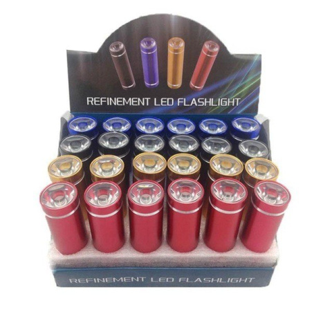 Latarka 1 LED aluminiowa 4 kolory Latarka 1 LED aluminiowa 4 kolory