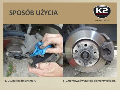 Smar syntetyczny do zacisków hamulcowych 18mlK2 Smar syntetyczny do zacisków hamulcowych 18mlK2