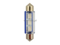 Żarówka rurkowa, paluszek Niebieska 3 LED SMD 36 mm