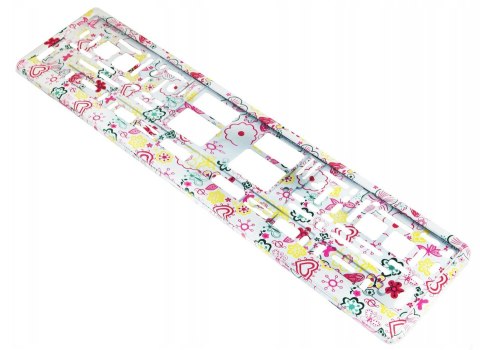 Ramka Kwiaty Serce Motyl KOBIECA Floral Ramka na tablicę rejestracyjną Ramka Kwiaty Serce Motyl KOBIECA Floral Ramka na tablicę rejestracyjną