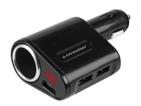 Ładowarka z woltomierzem3x USB, 5.4A MAX, 12/24V/5A MAX Ładowarka z woltomierzem3x USB, 5.4A MAX, 12/24V/5A MAX