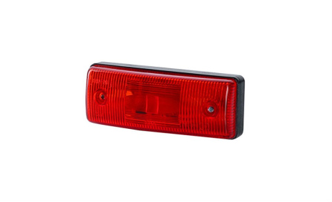Lampa obrysowa prostokątna płaska - czerwona Lampa obrysowa prostokątna płaska - czerwona
