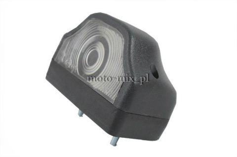 Lampa oświetlenia tablicy rejestracyjnej uniwersalna - czarna LT103 Lampa oświetlenia tablicy rejestracyjnej uniwersalna - czarna LT103