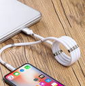Kabel Łatwozwijalny USB do szybkiego ładowania typ-C | Quick Charge 3.0