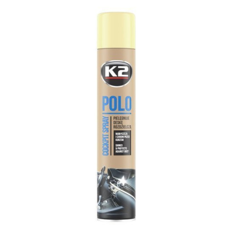 Kokpit nabłyszczający K2 Polo Cockpit spray - Wanilia 750ml Kokpit nabłyszczający K2 Polo Cockpit spray - Wanilia 750ml