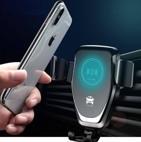 Uchwyt na telefonGrawitacyjny samochodowy | ładowarka indukcyjna Fast Charge 10W Uchwyt na telefonGrawitacyjny samochodowy | ładowarka indukcyjna Fast Charge 10W