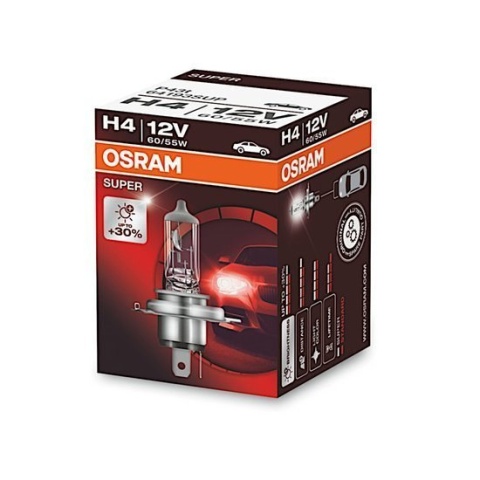 Żarówka samochodowa H4 Osram Super +30% - 1szt Żarówka samochodowa H4 Osram Super +30% - 1szt