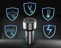 Ładowarka samochodowa 2x USB BLACK