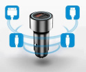 Ładowarka samochodowa 2x USB BLACK