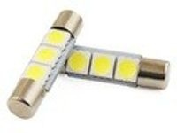 Żarówka RURKOWA Bezpiecznikowa C5W 3 LED SMD 31mm