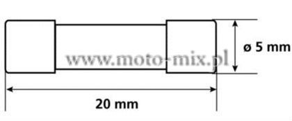 Bezpieczniki szklane 1,5 amp 5x20 mm Bezpieczniki szklane 1,5 amp 5x20 mm