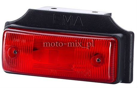 Lampa obrysowa płaska podwieszana - czerwony Lampa obrysowa płaska podwieszana - czerwony