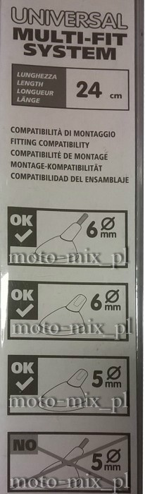 Maszt antenowy - bat - 24 cm 5mm 6mm Maszt antenowy - bat - 24 cm 5mm 6mm