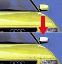 Nakładki na lusterka chrom AUDI A3 S3 A4 A6 A8 S4 S6