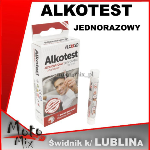 Alkomat JEDNORAZOWY ALKOTEST Alkomat JEDNORAZOWY ALKOTEST