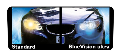 Zestaw żarówek H1 + W5W PHILIPS Xenon BlueVision ultra - 2szt. Zestaw żarówek H1 + W5W PHILIPS Xenon BlueVision ultra - 2szt.