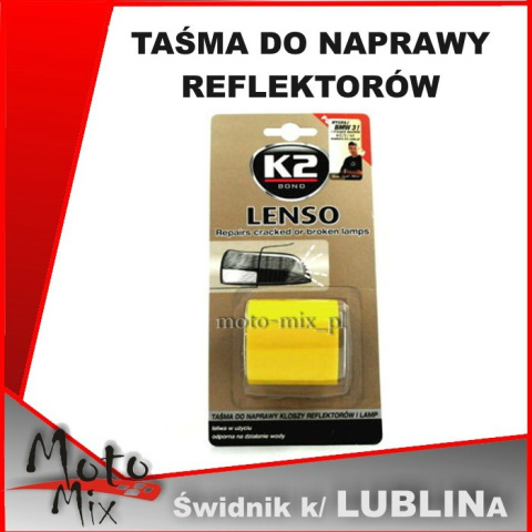Taśma do naprawy pękniętych reflektorów koloru pomarańczowego LENSO Taśma do naprawy pękniętych reflektorów koloru pomarańczowego LENSO
